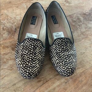 Adam Tucker me too dyed cow calf hair slip on ballet flat💕